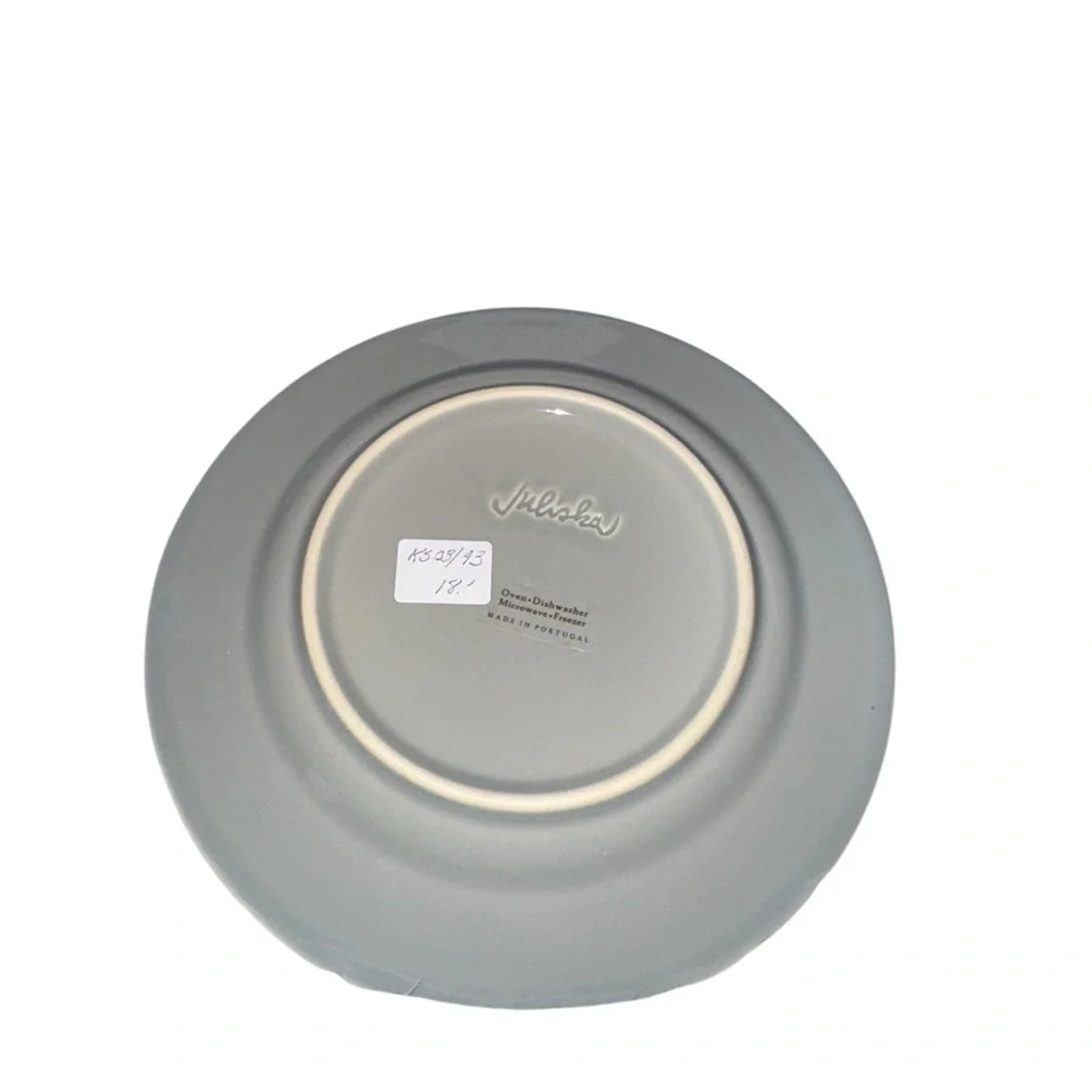 Juliska Puro Mist Grey Crackle Bread Butter Plate New Discontinued KS03/93